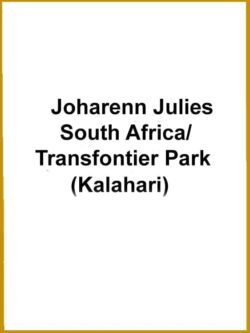 Jerelda Mbangu | South Africa/Platfontein (Kimberley)